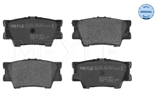 Bremseklosser MEYLE 025 243 3815