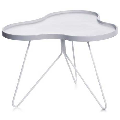 Swedese Flower mono bord 62 x 66 cm H 45 cm Hvitlasert ask