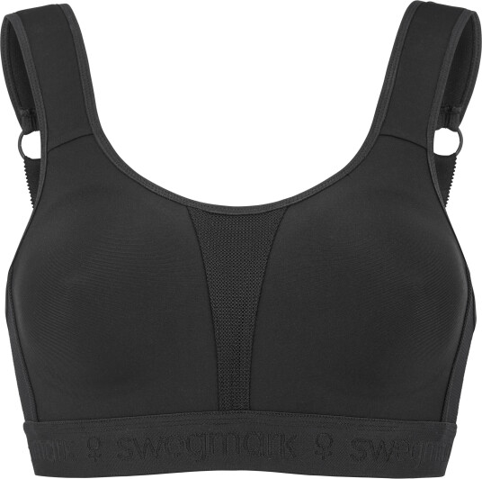 Swegmark Kimberly Iconic Sport Bra Black 65E, Black