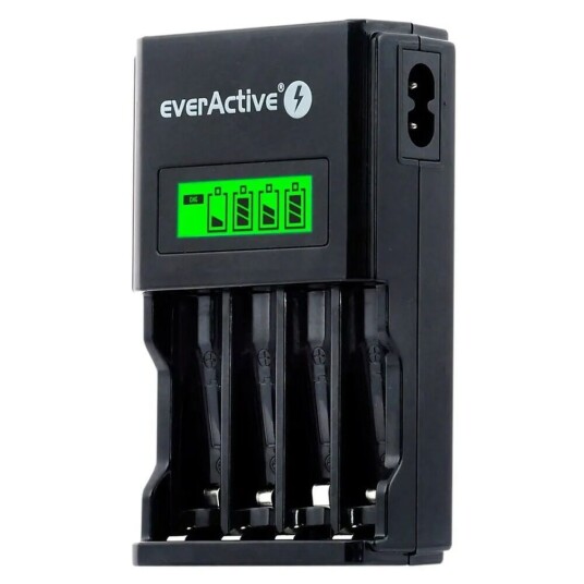 EverActive NC-450 Batterilader for 4x AA/AAA Nikkelmetallhydrid (NiMH) EverActive NC-450 Batterilader for 4x AA/AAA Nikkelmetallhydrid (NiMH)