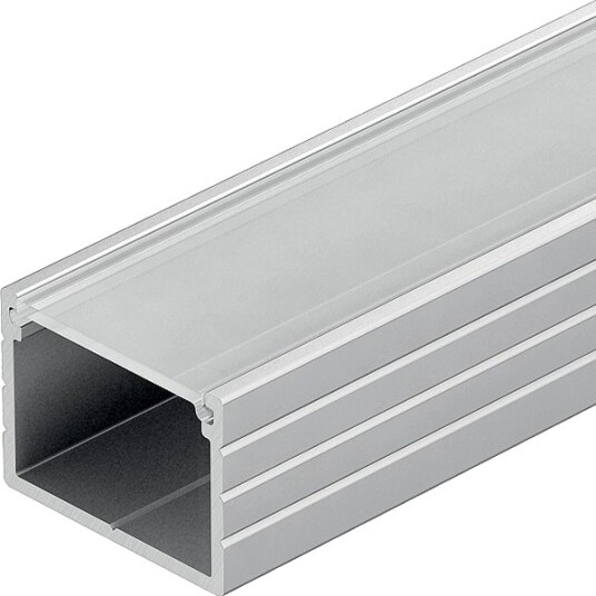 Ledlife Aluprofil 18x13 for IP65 og IP68 LED strip   Bred 1m inkl. matt deksel og klips eloksert