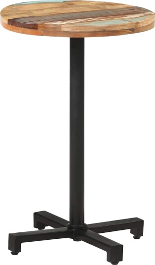 vidaXL Bistrobord rundt Ø50x75 cm gjenvunnet heltre vidaXL Bistrobord rundt Ø50x75 cm gjenvunnet heltre