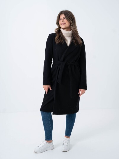 Only Alvilda Life Wrap Coat Sort M
