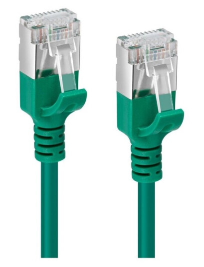 Microconnect V-FTP6A0025G-SLIM, 0,25 m, Cat6a, U/FTP (STP), RJ-45, RJ-45