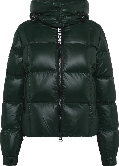 JACK1T Ez Boxed Crop Puffer Lux EMERALD/SAGE M JACK1T Ez Boxed Crop Puffer Lux EMERALD/SAGE M