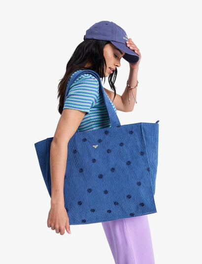Roxy Feeling Emby Tote Blue ONE SIZE Roxy Feeling Emby Tote Blue ONE SIZE