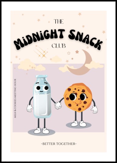 Midnight Snack Friends Plakat / 100x150