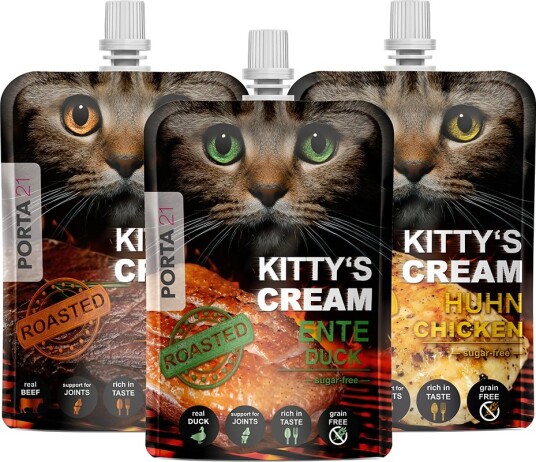 Porta 21 Kitty'S Cream Blandet Pakke 3 Sorter 9 X 90 G