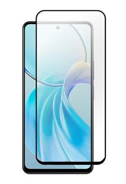 vivo Y100i Rurihai Full Cover Beskyttelsesglass Svart Kant