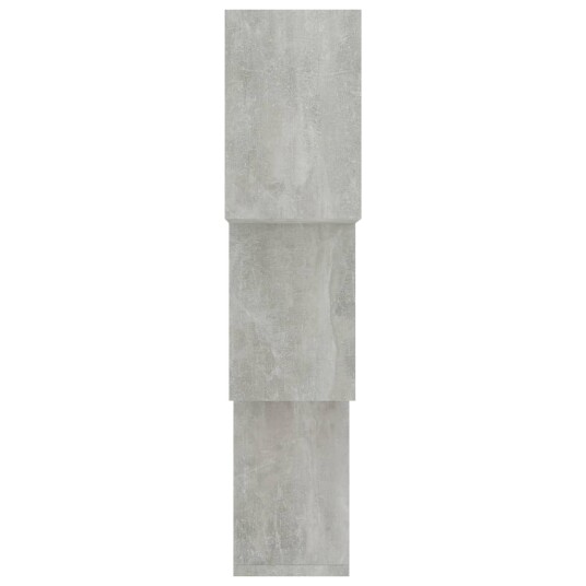 vidaXL Vegghyller kubeformet betonggr? 84,5x15x27 cm sponplate vidaXL Vegghyller kubeformet betonggr? 84,5x15x27 cm sponplate