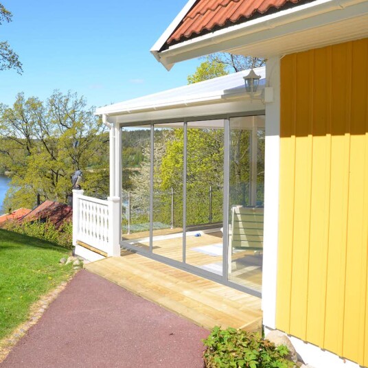Skyvedører Landskap Stadig Forlenget Sommer 4 delt