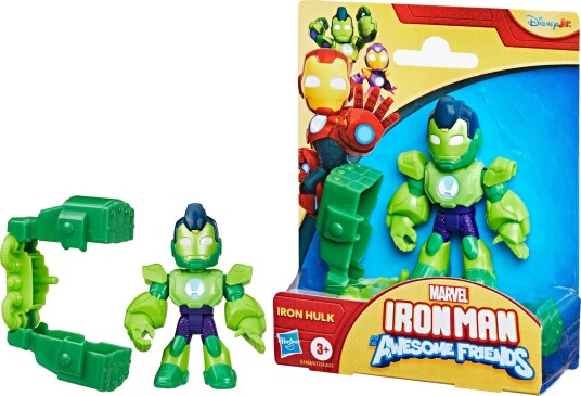 Marvel Iron Hulk 7,6 cm Posebar Figur med Tilbehør