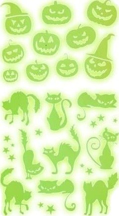 Halloween Selvlysende Klistremerker