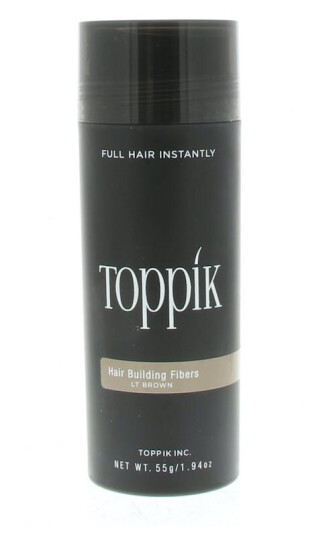 Toppik Hair Building Fibers Light Brown 55 g Hårpudder Toppik Hair Building Fibers Light Brown 55 g Hårpudder