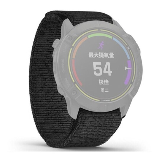 INCOVER Universal Garmin 20mm Nylonreim - Svart
