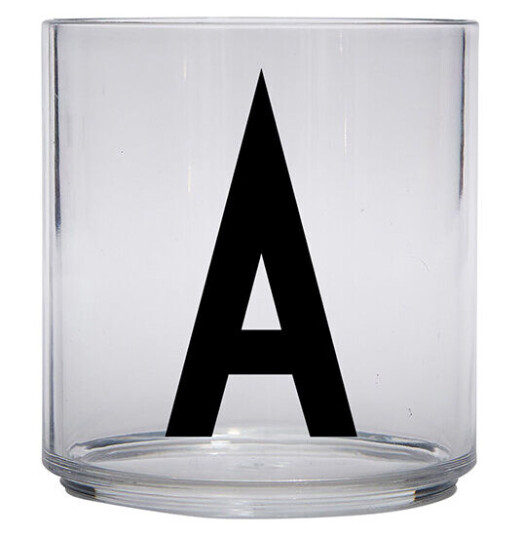 Design Letters Kids glass A Design Letters Kids glass A
