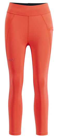 Swix Pace High Waist Cropped Tights W Cayenne L Swix Pace High Waist Cropped Tights W Cayenne L