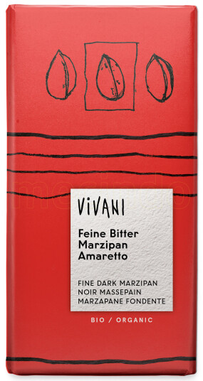 Vivani Mørk Marsipan Amaretto Sjokolade 100gram Vivani Mørk Marsipan Amaretto Sjokolade 100gram