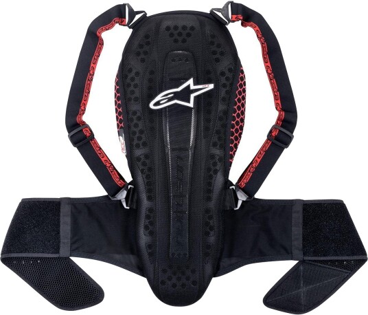 Alpinestars Nucleon KR-2 Ryggbeskytter XL Svart Rød Alpinestars Nucleon KR-2 Ryggbeskytter XL Svart Rød