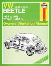 Vw Beetle 1300 & 1500 (65 - 75) Haynes Repair Manual Av Haynes Publishing