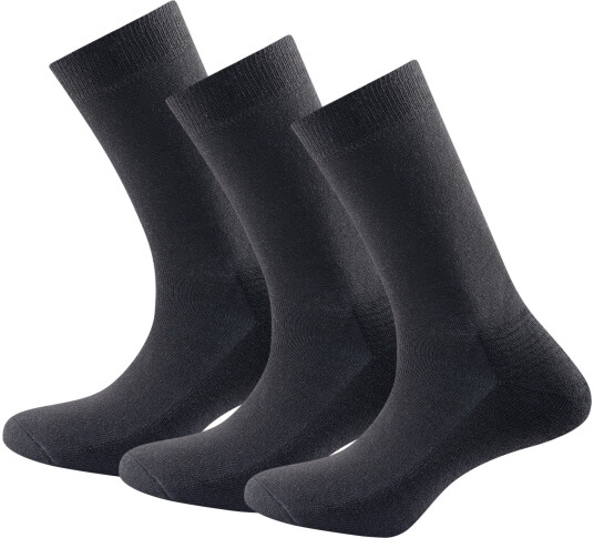 Devold Daily Medium Sock 3pk A/Black 41-46