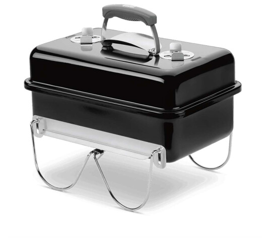 Weber Bordsgrill Go-Anywhere Brikett, Svart