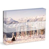 Galison Gray Malin The Winter Holiday 500 Piece Double Sided Puzzle