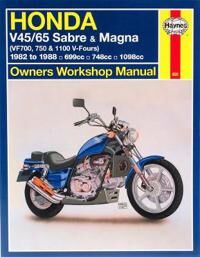 Honda V45/65 Sabre & Magna (82 - 88) Haynes Repair Manual Av Haynes Publishing