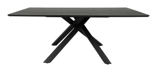Tenzo Cox Spisebord, Sort Ask, 200x95 Unoliving