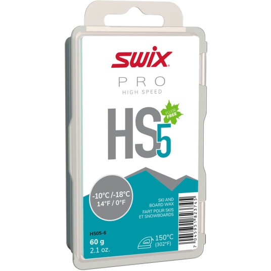 Swix Hs5 Turquoise, -10°c/-18°c, 60g Swix Hs5 Turquoise, -10°c/-18°c, 60g