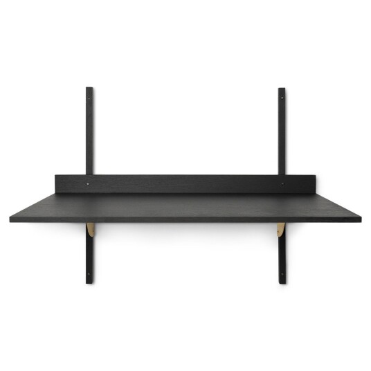 ferm LIVING Sector skrivebord Black ash-brass