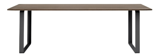 Muuto 70/70 spisebord 225 x 90 cm Solid smoked oak-Black