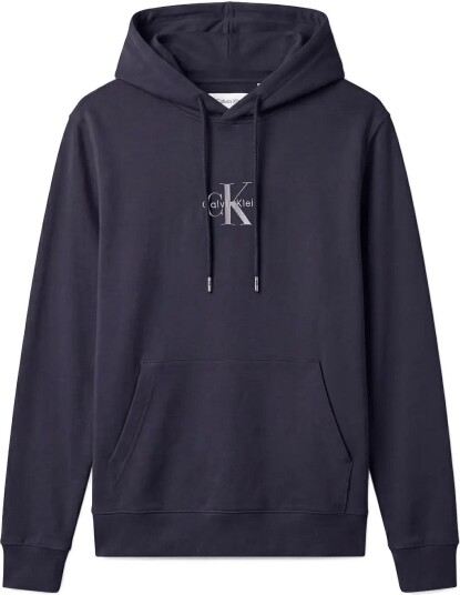 Calvin Klein Jeans Cl Ls 350Terry Micro Mnlg Hoodie   Navy   XXL