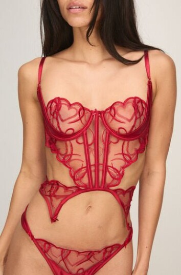 Hunkemöller Olivia Bustier Rød