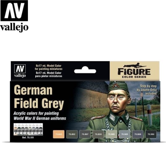Vallejo Model Color German Field Grey Uniform Set