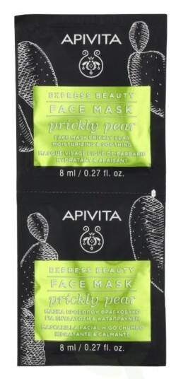 Apivita Express Beauty Face Mask Set 16 ml 2x8ml Prickley Pear