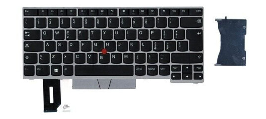 Lenovo Lite-On - Brbart tastatur - til utskifting - Italiensk - Slv