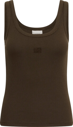 Gestuz Gzdrew Logo Top 2.0 Khaki green L
