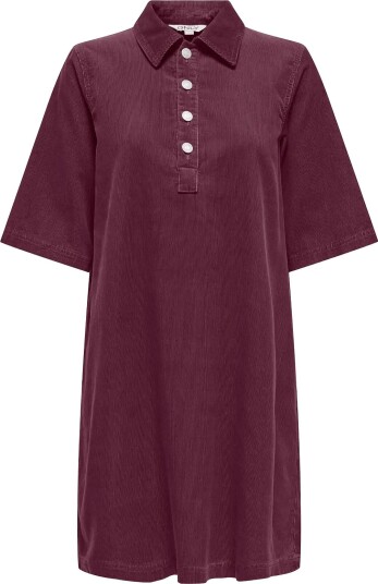 ONLY Onlgry Nessa S/S Cord Dress Pnt FIG XS ONLY Onlgry Nessa S/S Cord Dress Pnt FIG XS