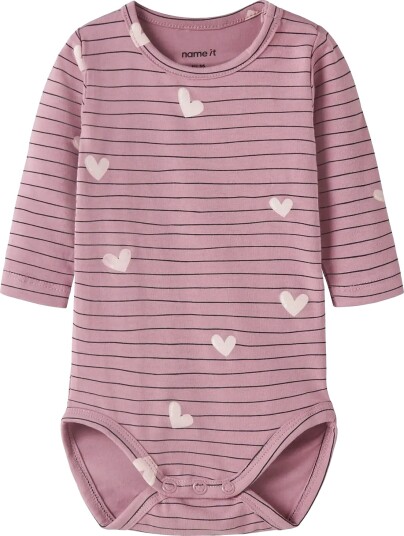 Name It Nbfvandora Ls Body Box Pink 80