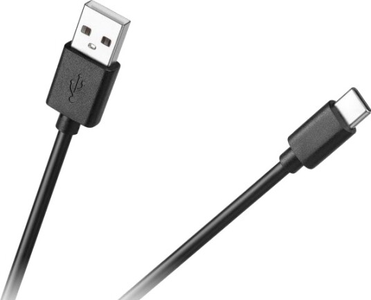Usb-Kabel Cabletech Usb-A Til Usb-C 1 M Svart Kpo4019-1