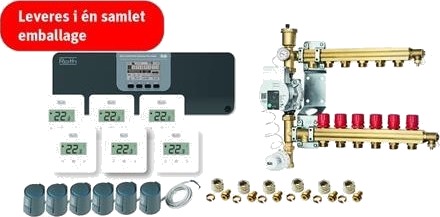 Roth Komplet Gulvvarmepakke Grab And Go 230V 6 Rum
