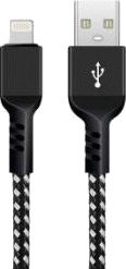 Usb-Kabel Maclean Usb-A Til Lightning 1 M Svart Mce472