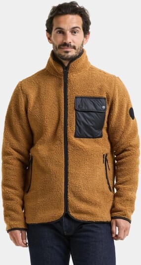 Didriksons Peter Full Zip Spice Brown