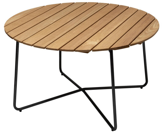 Grythyttan Stålmöbler Bord 9A Oljet eik/svart 120 cm Natur