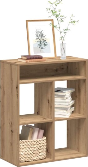 Bokhylle artisan eik 66x31x80 cm konstruert tre