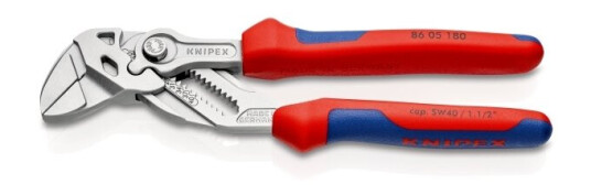 Knipex - Tunge- Og Spaltetang - 180 Mm - Maks. Åpnin 40 Mm