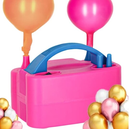 Elektrisk Ballongpumpe 600W Dobbel Dyse for Rask Oppblåsing