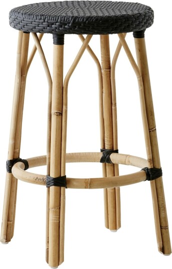 Simone Barstol 68 cm Sort