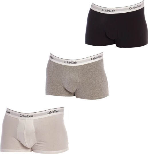 Calvin Klein Relaxed Fit Trunk 3pk Black White Grey Heather Xl Underklær